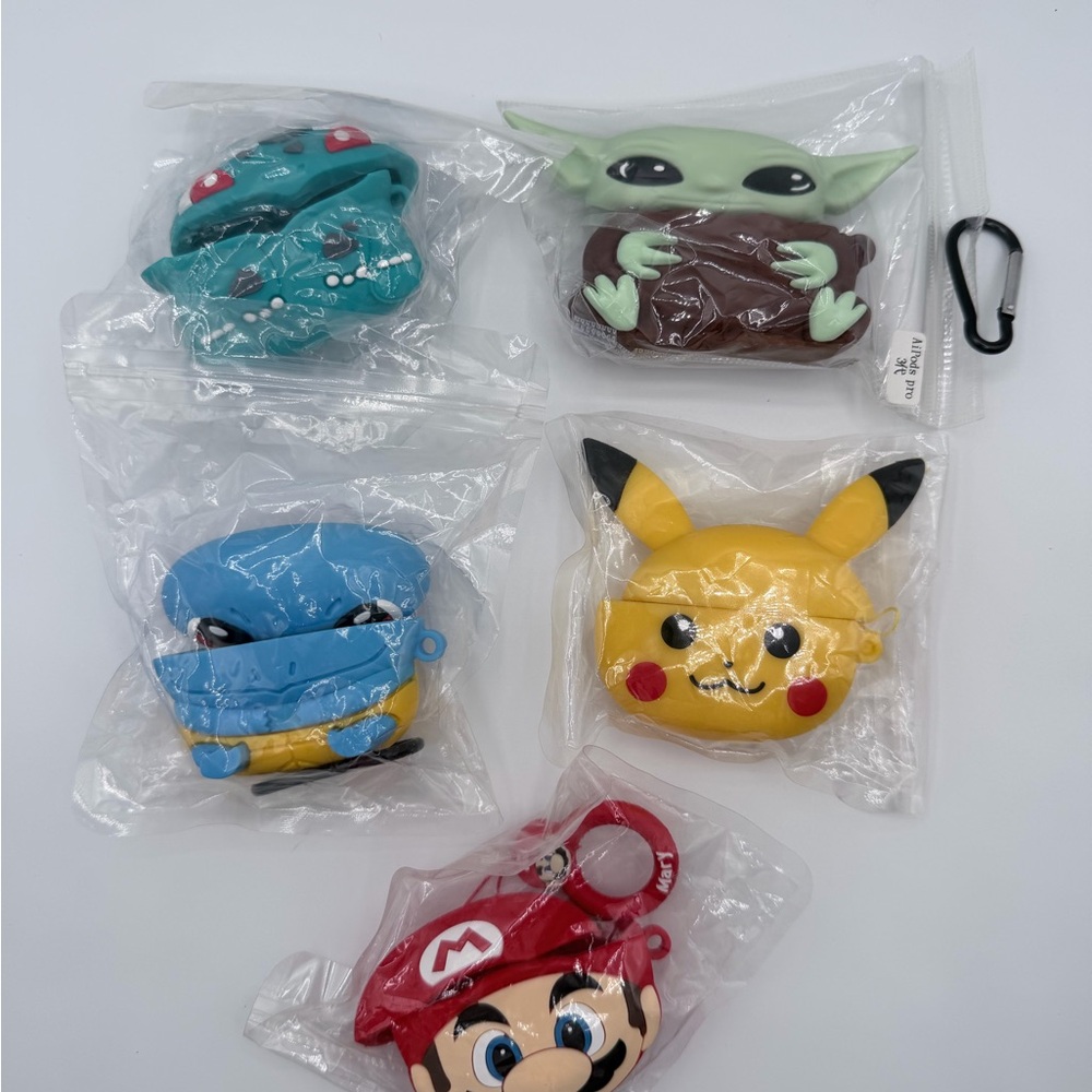 Character-Themed Apple AirPod Pro Holders  Set of 5